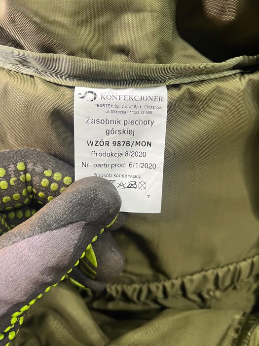 Zasobnik piechoty górskiej 987B/ MON plecak wojskowy. Nowy z magazynu