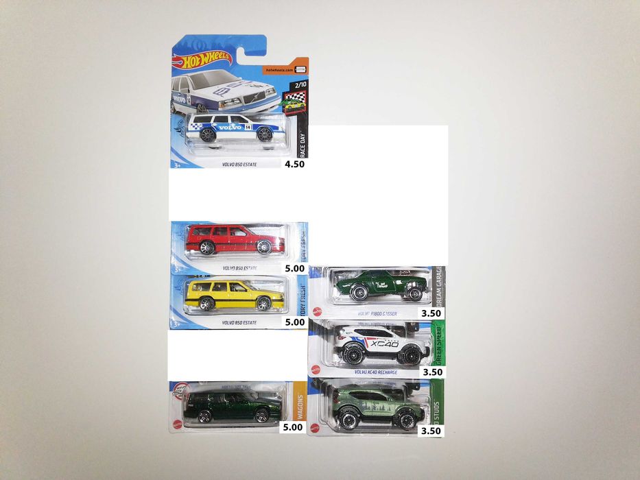 Volvo - Hot Wheels - Matchbox - Majorette - Carros de Coleção