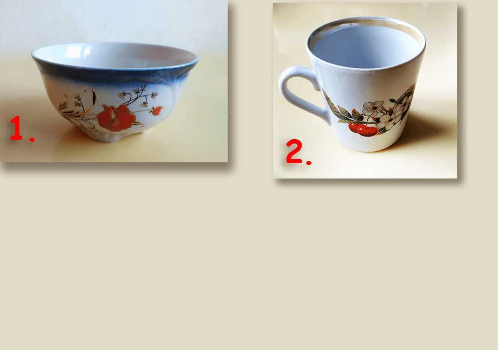 Чашки / кружки фарфоровые