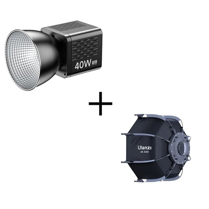 Комплект світла Ulanzi L023 40w pro + AS-D30 SoftBox з сотами