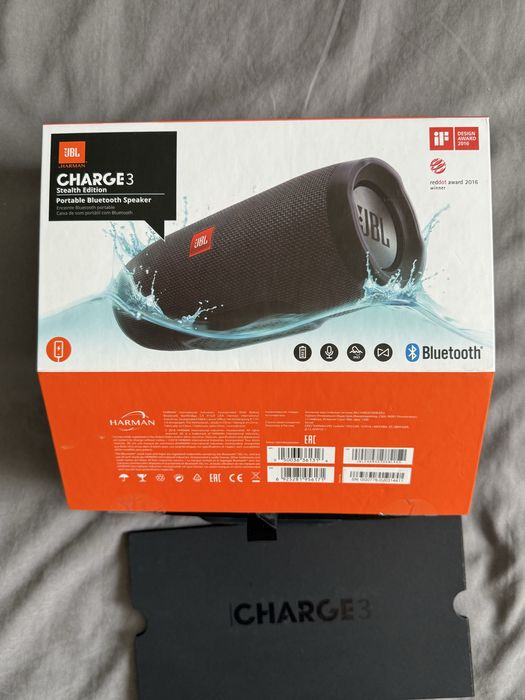 Колонка JBL Charge3 Black. ОРИГИНАЛ.