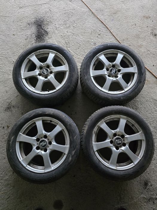 Felgi 5x112 z oponami zimowymi nokian 205/55/16