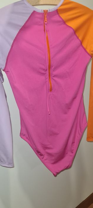 Fato de banho com mangas protecção uv 50+