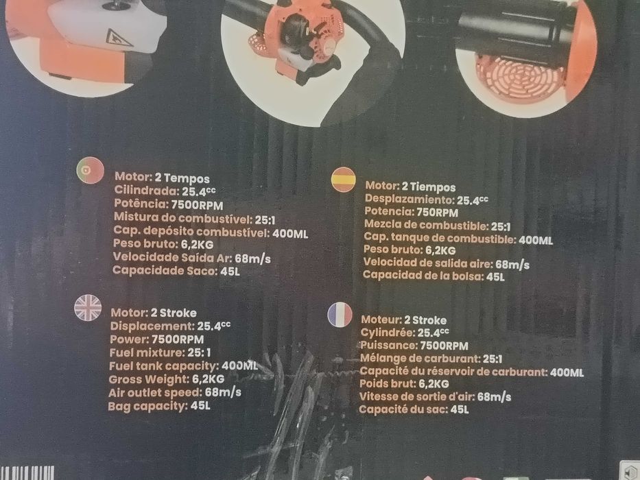 Soprador com garantia