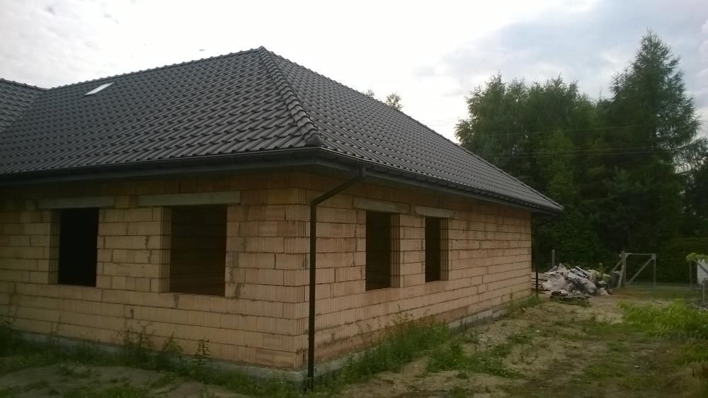 Fundament, płyta żelbetowa , stan surowy, strop, dachy