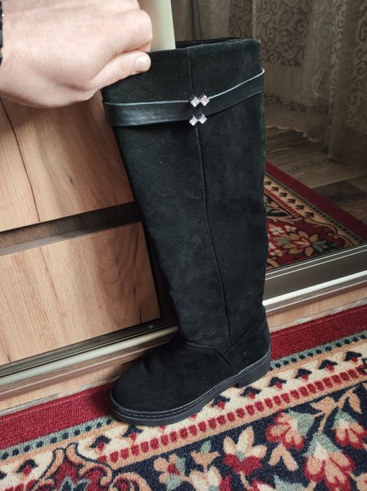 Сапоги женские тёплые.