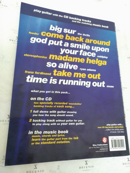 Livro: Play Guitar with: Franz Ferdinand, Cold Play, Muse, Feeder...