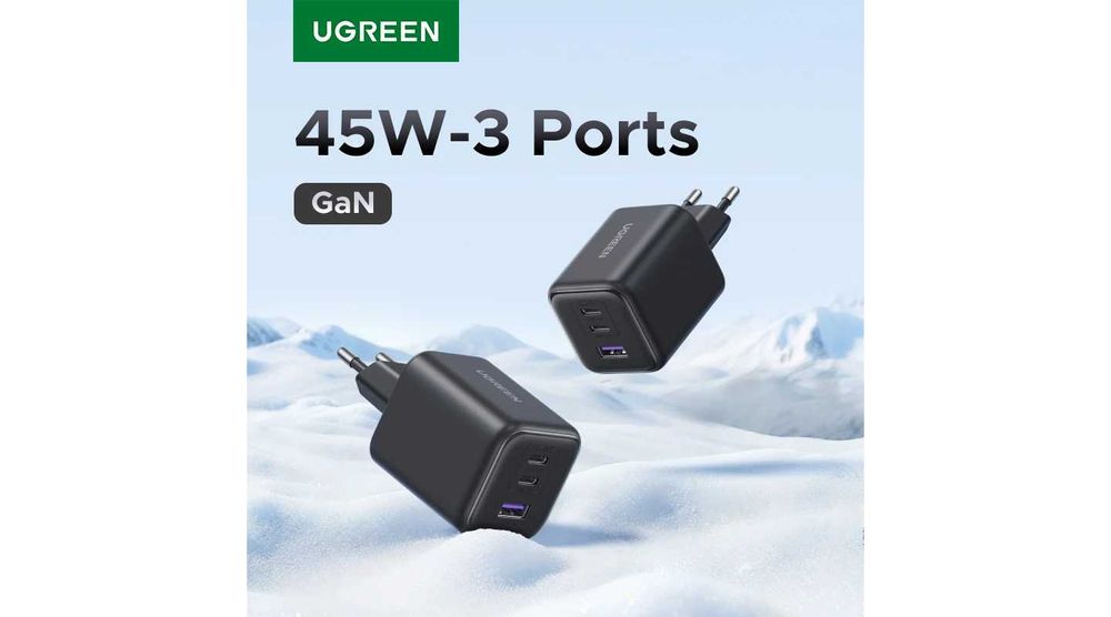 Зарядний пристрій UGREEN X527 GaN 45W Fast Charger