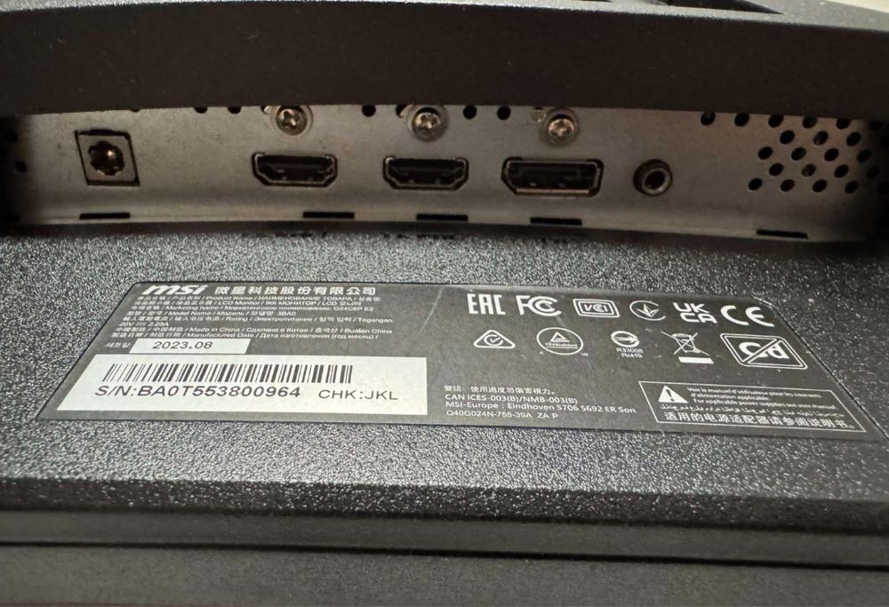 Ігровий монітор MSI G24C6P E2 — 24, 180 Гц