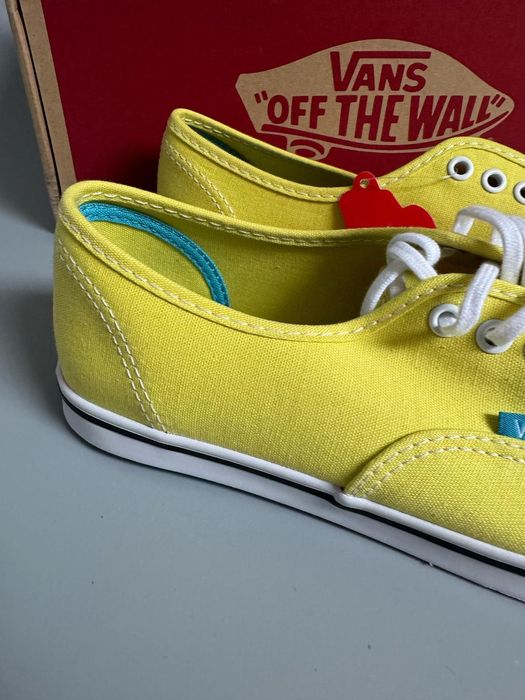 Yellow Vans Authentic Lo Pro Pop Nowe Sneakersy Unisex VANS