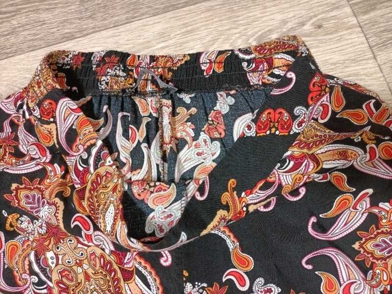 Штаны женские широкие летние 36 eur , наш 44 размер S вискоза