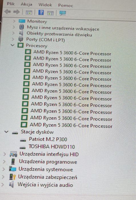 Komputer stacjonarny AMD Ryzen 5 / 16GB / 512 SSD
