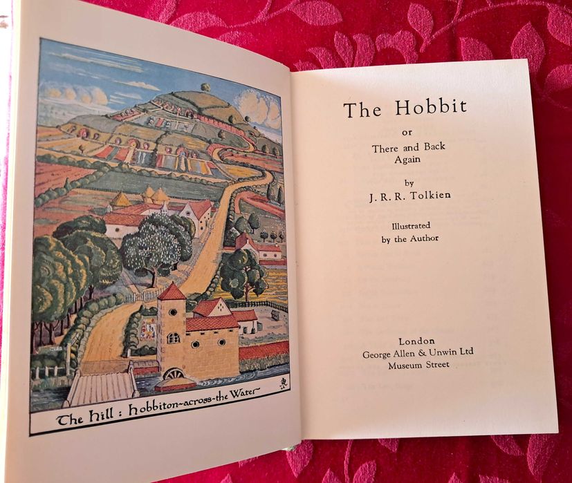 J R R Tolkien - The Hobbit 1959 – 2.ª edição / 11.ª impressão – George Allen & Unwin – Ilustrado pelo autor