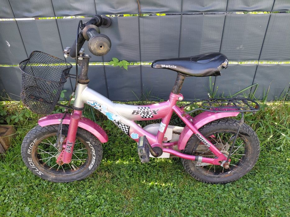 Rower BMX różowy