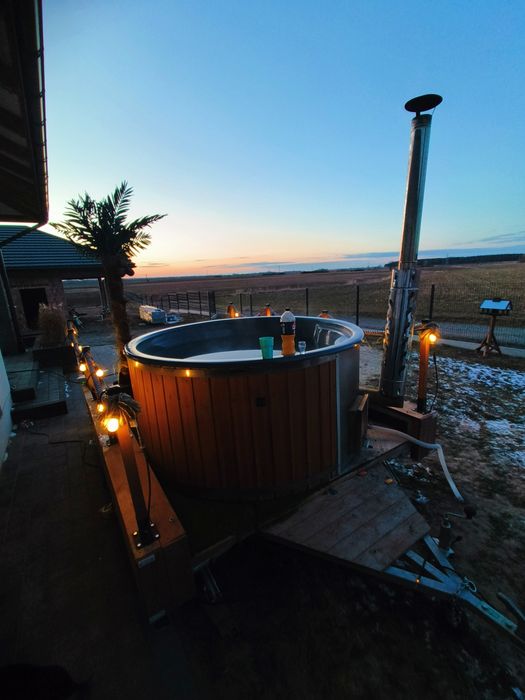 Mobilne Jacuzzi Mobilna Bania Balia Na przyczepce Relax Time