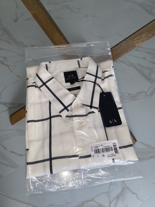 Бавовня чоловіча сорочка Armani Exchange (L) оригінал