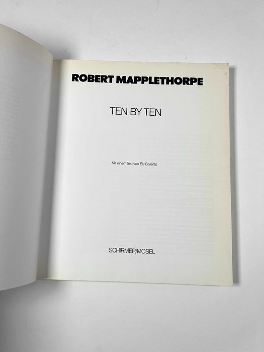 Robert Mapplethorpe Ten by Ten Fotografia
