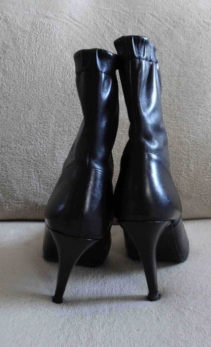 Buty szpilki botki Zara Basic czarne rozm. 38