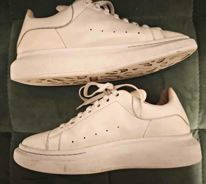 Skórzane sneakersy Alexander McQueen