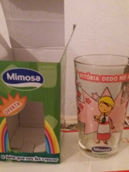 copo de vidro para criança - novo - oferta mimosa