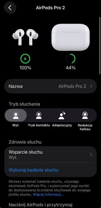 Słuchawki AirPods pro 2