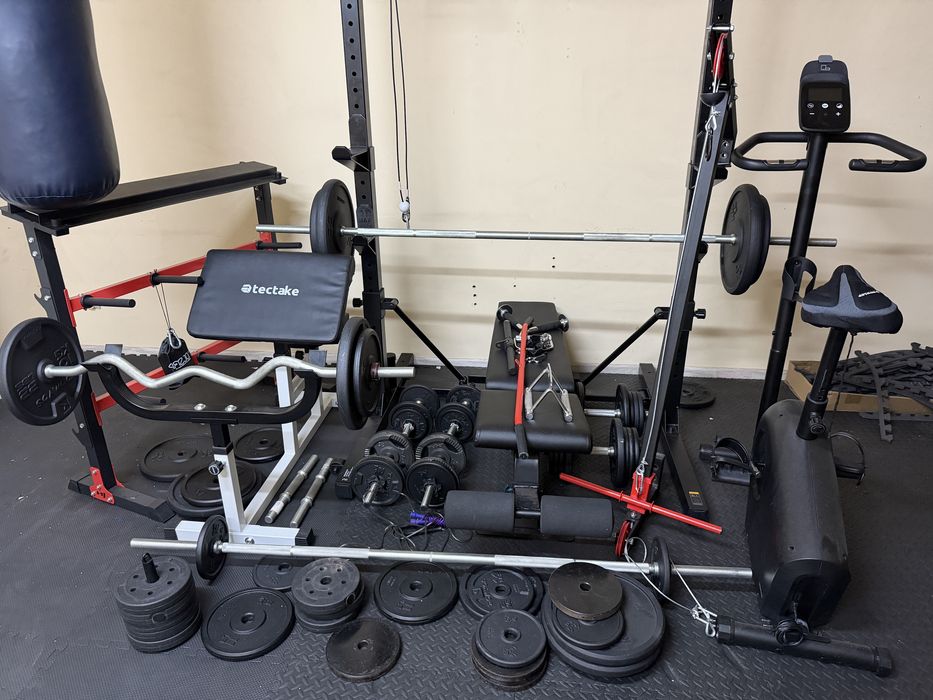 Siłownia domowa duży zestaw 294kg