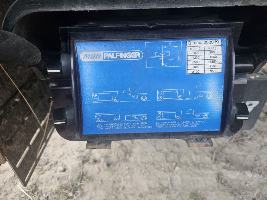 Winda Palfinger 2000k 2t 24v man mercedes renault