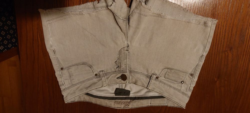 Spodenki H&M niebieskie roz 36 szorty plus Spodenki Orsay roz 36 szare