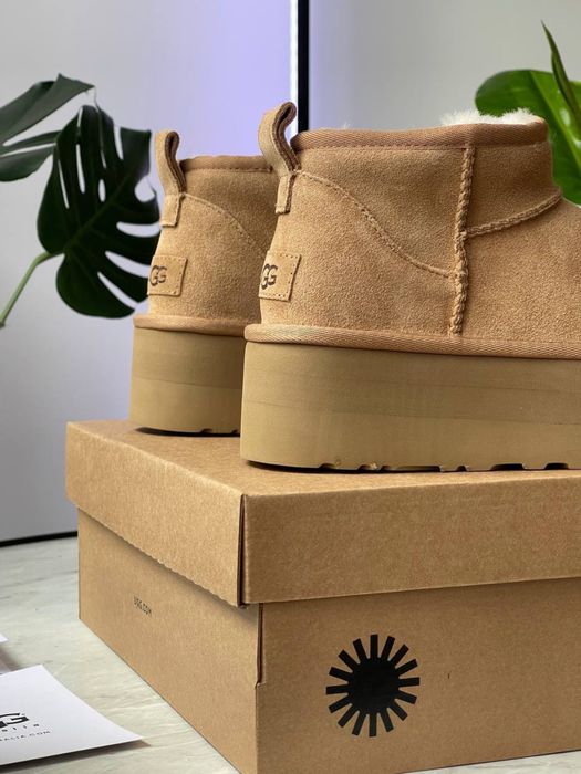 Уггі UGG Ultra Mini Platform Chestnut (36-41)