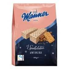 Chrupiące wafle Manner Winterwaffel à la Spekulatius 185g