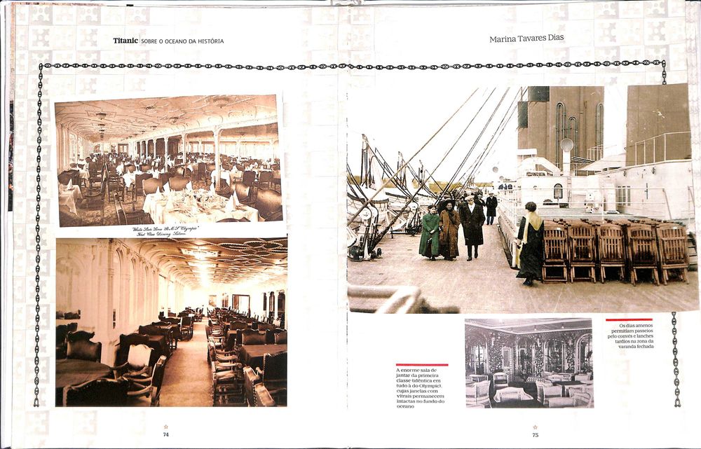 "Titanic: Sobre o Oceano da História" de Marina Tavares Dias [Novo]