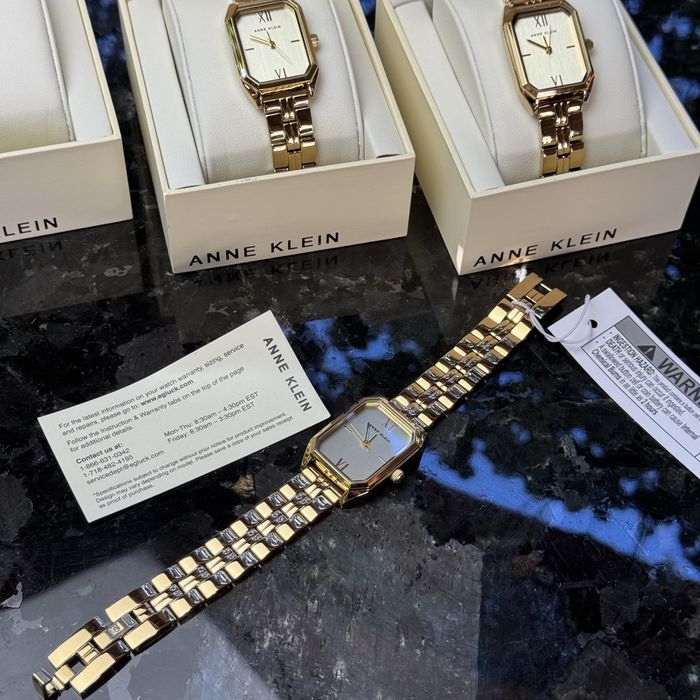 США | Оригінал | Anne Klein AK 3774CHGB Стильний жіночий годинник