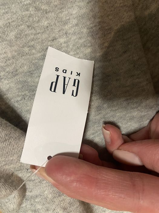 Szara rozpinana bluza gap