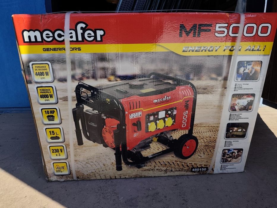 Генератор mecafer на 5 кВт mf 5000