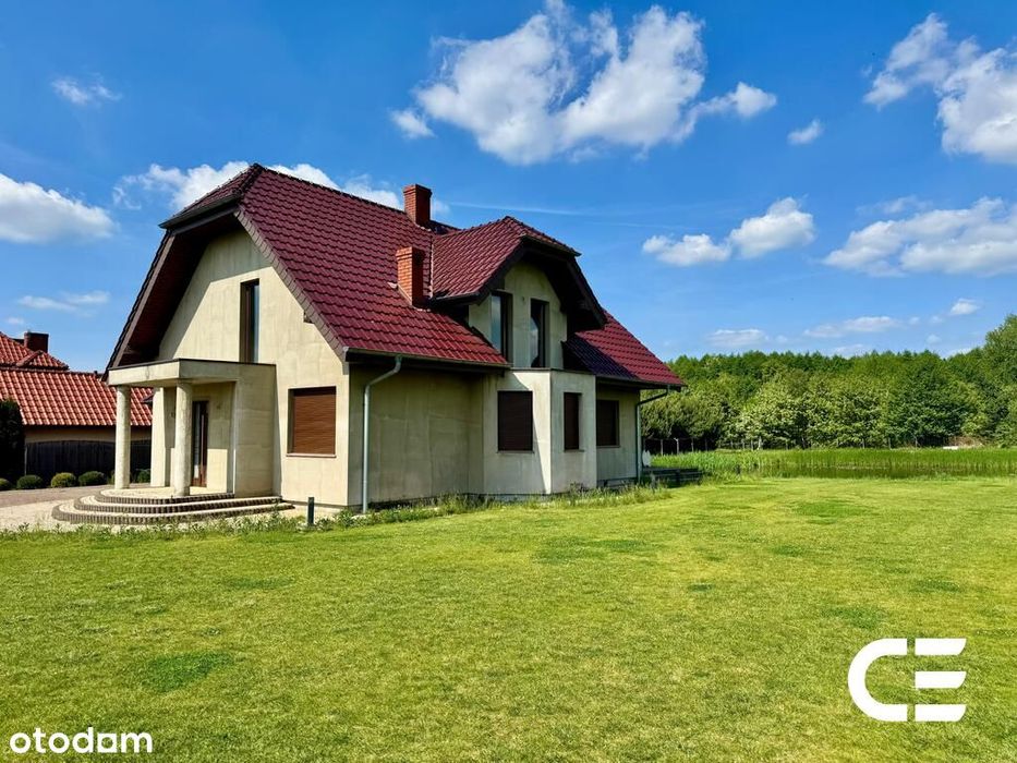 Dom w Wesółce | własny staw | działka 30 arów