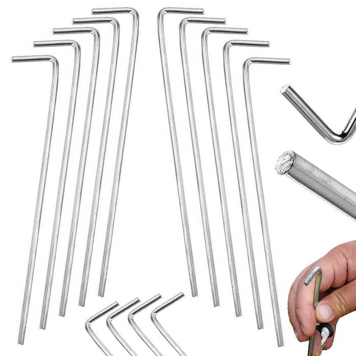 Szpilki namiotowe 24cm do campingu i turystyki
