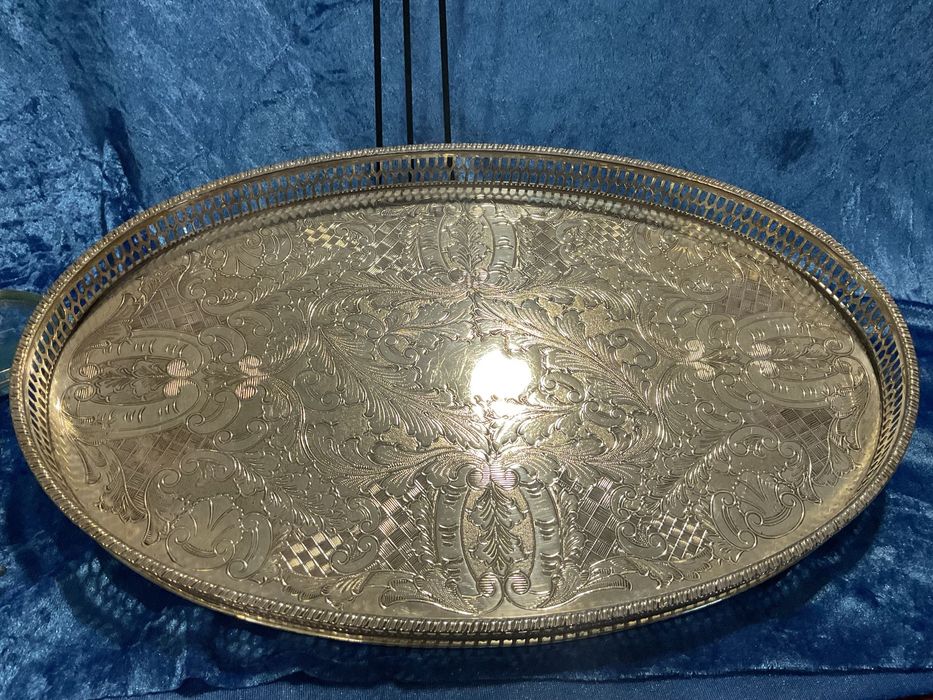 Bandeja grande casquinha inglesa com 38x25 cm   Anúncios abaixo