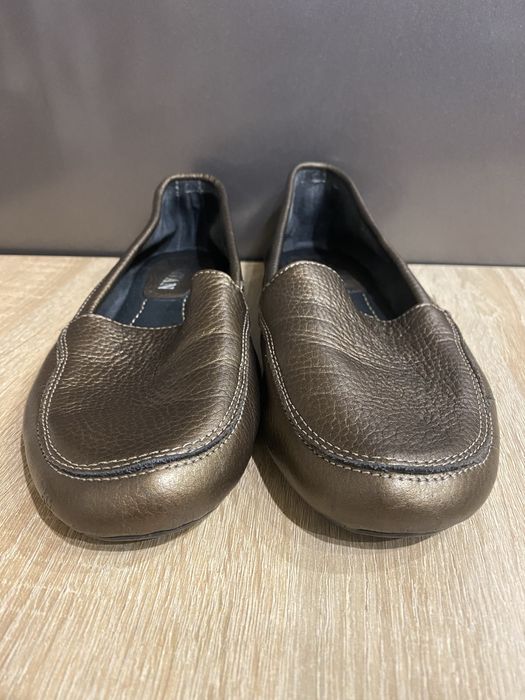 Сандалі бронзові шкіряні