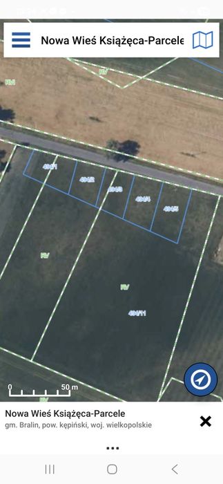 Działki budowlane Nowa Wieś Książęca-Parcele - Widok 3