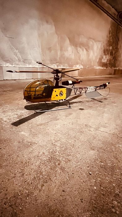 Helicóptero Alouette RC ano 70