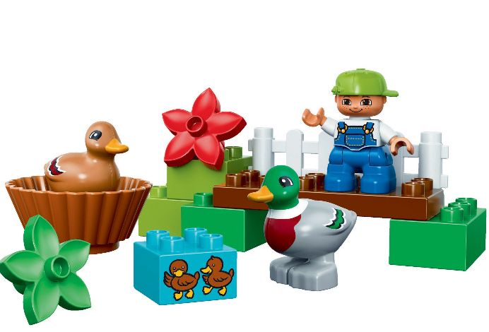 Lego duplo kaczki, klocki duplo kaczki 10581