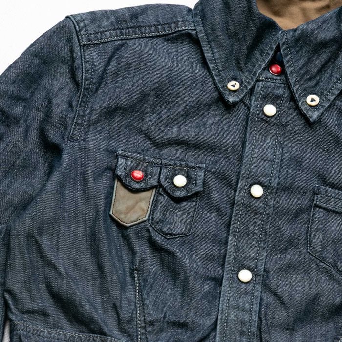 Diesel Militarys style avant garde Denim jacket shirt kurtka koszulowa
