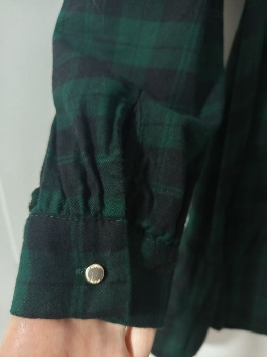 Butelkowa sukienka w kratkę