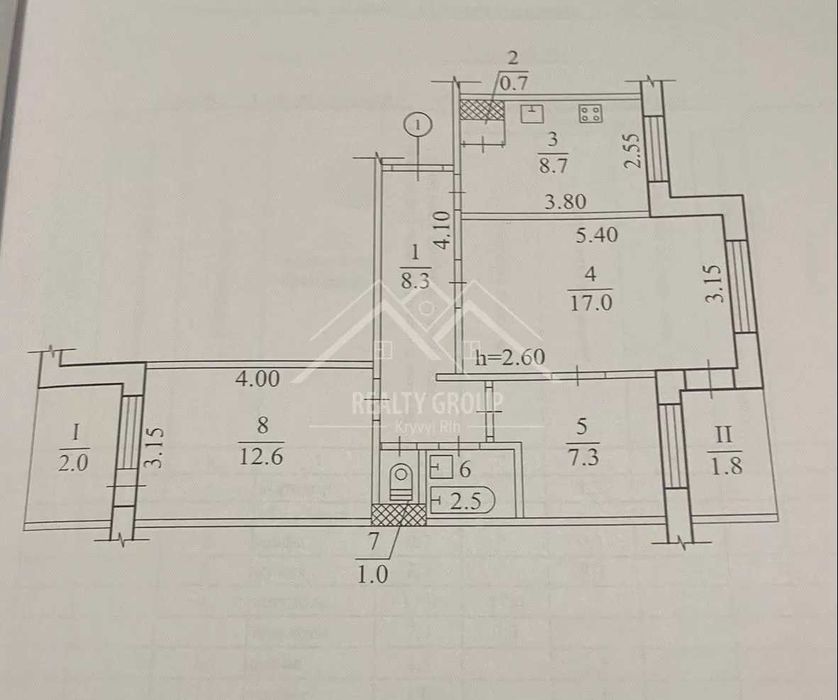 Продаж 3к квартири на Вечірньому