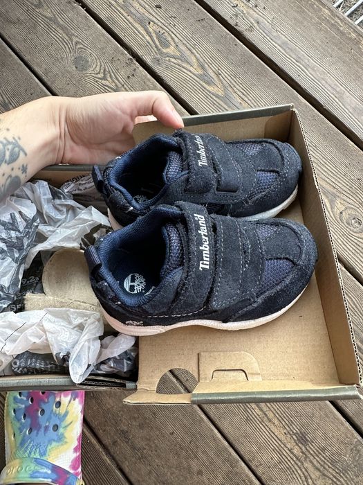 Кросівки дитячі Timberland на ліпучках розмір 21 12,5см стопа