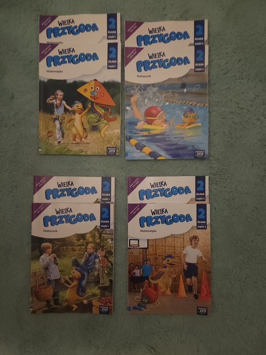 Wielka Przygoda kl.2 Podręcznik matematyka cz. 1 i 2 Nowa era