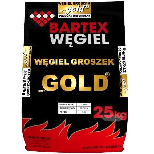 BARTEX Groszek-Węgiel Gold Wysoka Jakość 25kg dowóz samochodem z windą