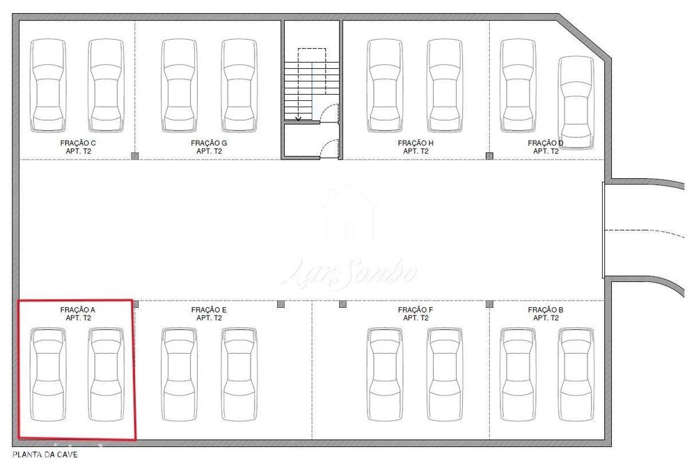 Apartamento com jardim em Barcelos