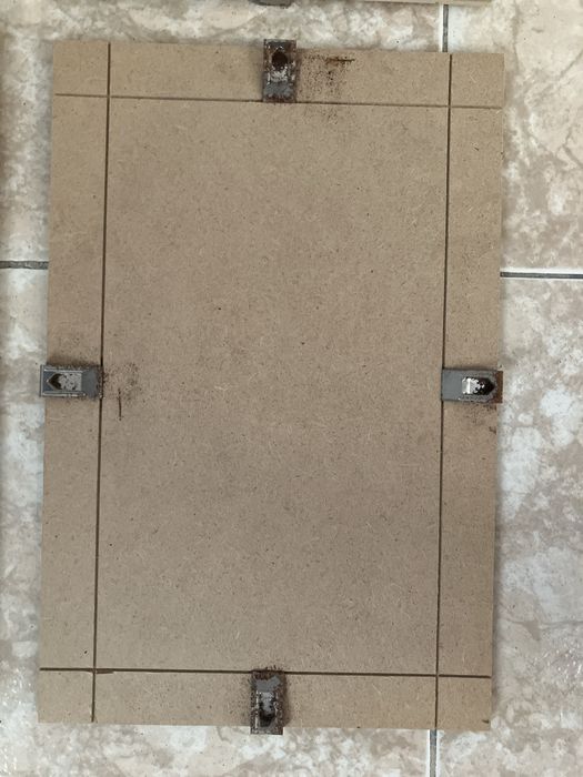 Molduras em cartão e vidro acrilico