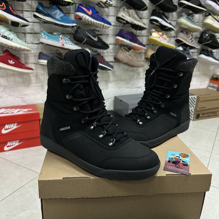 Чоловічі зимові черевики Lowa Kazan II Gore-tex чорні 42 р високі нові